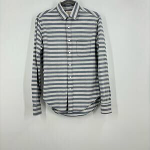 Simon Miller Button Down Shirt 1 S Mens Striped Cotton Long Sleeve USA
